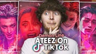 THEY'RE POSSESSED! (ATEEZ 'Demon Line' TikTok Compilation | Reaction)
