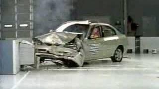 Crash Test  2004 - 2006  Hyundai Elantra (Frontal Impact) IIHS