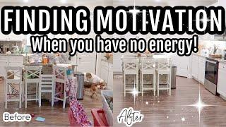  FINDING CLEANING MOTIVATION! || DISASTER HOUSE CLEAN WITH ME!