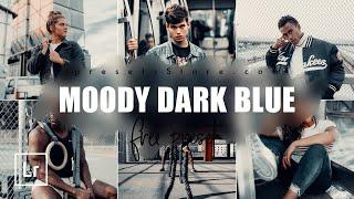 MOODY DARK BLUE — Free Professional Preset Lightroom | @AITOR.CF Inspired | Tutorial | DNG Download