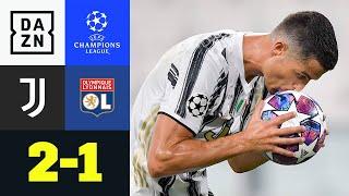 CR7-Doppelpack reicht nicht! Lyon im 1/4-Finale: Juventus - Lyon 2:1 | UEFA Champions League | DAZN