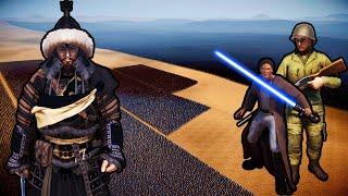 20 MILLION MONGOLIAN SOLDIERS vs 60,000 JEDI KNIGHTS + 200,000 AMERICAN SOLDIER SHOTGUN | UEBS 2