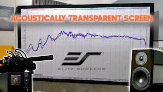 Do You Need an Acoustically Transparent Screen? Elite Screens AcousticPro 1080P3 Review