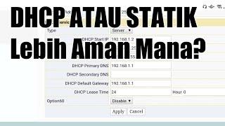 Keamanan WiFi Pakai DHCP atau STATIC IP Hindari Pembobol