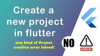 how to create a flutter project in android studio | flutter tutorial 2023