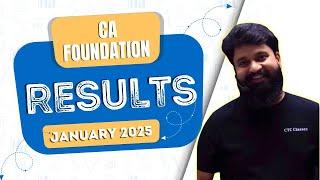 CA Foundation January 2025 Result Date I Passing Percentage Expectation I  CA Foundation CTC Classes