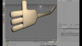 Cinema 4D how to make a cartoon arm