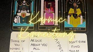 Ur person has left the karmic, but karmic wont leave ur person. this is a fake soulmate connection