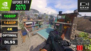 RTX 2070 | COD Modern Warfare 3 1080P, 1440P, 4K, DLSS Benchmark