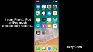 iPhone iPad iPod touch keeps restarting issue fix, randomly crashing issue fix | iOS 11 issue fix