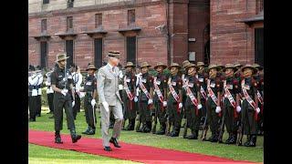 French Army Chief General Pierre Schill receives Guard of Honour | New Delhi