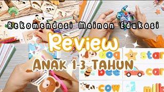 REVIEW MAINAN EDUKASI ANAK// REKOMENDASI MAINAN ANAK USIA 1-3 TAHUN TERBARU 2022