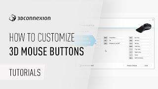 3DxWare 10 - How to customize 3D mouse buttons