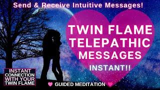 Twin Flame Reunion Meditation | Telepathic Communication with your Twin Flame   POWERFUL 