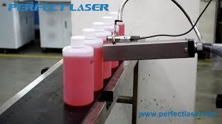 PERFECT LASER Inkjet Printer for Plastic Bottle Working  Video PM 100B