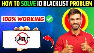 how to solve id blacklist problem ff ID black list kaise hataye  free fire ID black list problem 