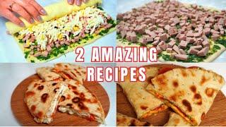 2 amazing recipes |Easier than you think, appetizer made from puff pastry and simple ingredients!