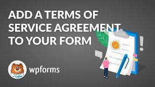 Add a Terms of Service Agreement to Your WordPress Forms (SUPER EASY!!)