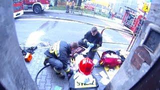 Polish firefighters in action. JRG Świętochłowice. (Polscy strażacy w akcji)