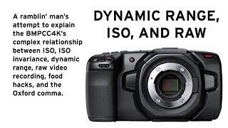 BMPCC4K | DYNAMIC RANGE PART 1 | RELATIONSHIP BETWEEN ISO AND RAW | LOW NATIVE ISO