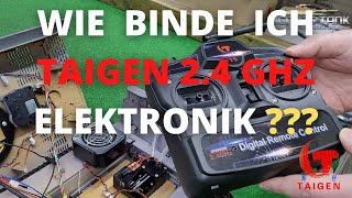 Wie RC Panzer Taigen Fernsteuerung mit der Platine binden ???