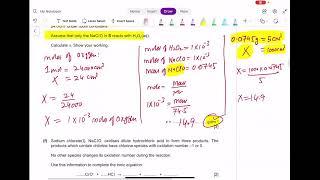 9701/23 may/June 2021 paper 2 As level structured question