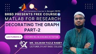 MFR#4.3: Decorating the Graph Part-2।। Salman Fazle Rabby ।। MATLAB for Research