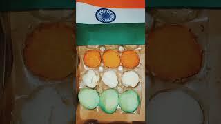 Tiranga sweets | tricolour dessert | #shorts #viral