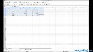 How to sort the data of table inside Libreoffice / OpenOffice Calc