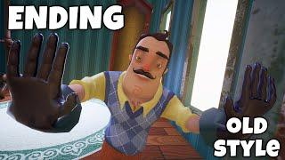 Hello Neighbor Act 4 Ending in Old Style Gameplay