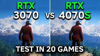 RTX 3070 vs RTX 4070 SUPER | Test In 20 Games at 1440p | 2024