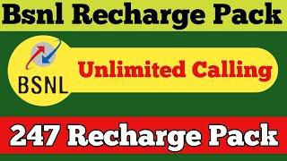 Bsnl 247 Recharge Pack Details // Bsnl 30 days validity recharge Pack