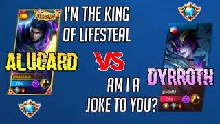 ALUCARD VS DYRROTH TOP GLOBAL | WHO IS THE KING OF LIFESTEAL? -DRACULA