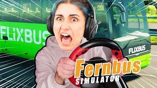 DANIAS 1.FAHRSTUNDE IM FERNBUS SIMULATOR! Kaan, der schlimmste Fahrlehrer!