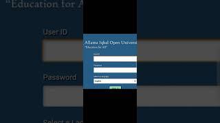 How to enrollment in Aiou | Aiou enrollment complete process #Allamaiqbalopenuniversity #aiou #enrol