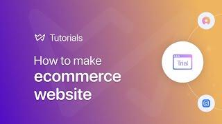 How To Make Ecommerce Website | Weblium website builder