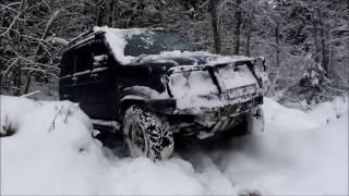 Dangerous roads Russia 2017 Wild Off road Deep Mud & Snow