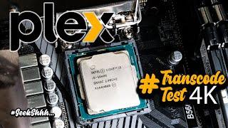 i5-10400 #PLEX UHD 630 TRANSCODE TEST #4K #INTEL #CPU #GEEKSHHH