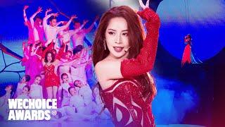 ĐÓA HOA HỒNG SHOWBIZ | Chi Pu hóa nữ thần trên sân khấu Gala WeChoice Awards 2023