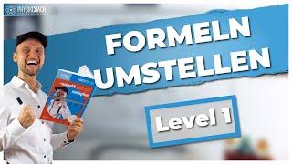 Formeln umstellen (Ausschnitt Vorkurs)