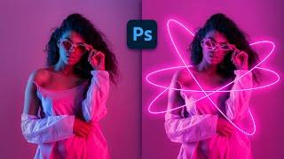 Photoshop Tutorial Neon Lines