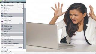 How to fix save , print , export problem in  coreldrawx6