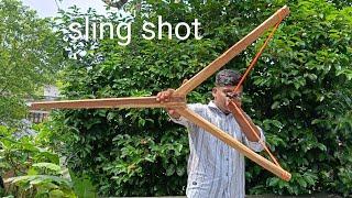 power full largest sling shot making with wood in Malayalam by kk 4 tech