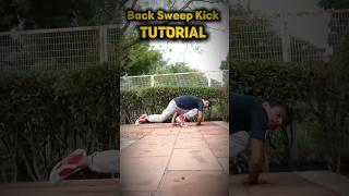 Back Sweep Kick #tutorial #taekwondo #karate #motivation #trick #training #speed #power #shorts