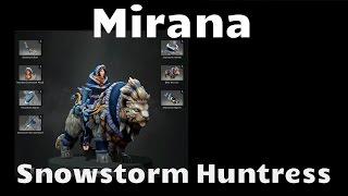 Omsk Dota - Snowstorm Huntress set - Mirana