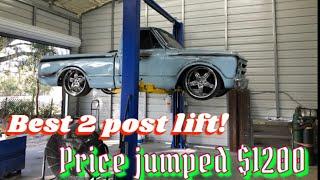 2 post car lift review. Auto lift AL2-9K-ACX 9000 LB. Asymmetric 2 post car lift