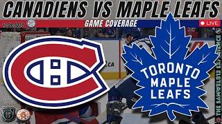 11-09-24 Montreal Canadiens vs Toronto Maple Leafs LIVE STREAM NHL Game Audio | Leafs Live Gamecast