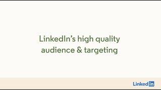 What are the targeting options on LinkedIn?