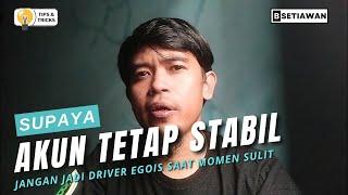 AGAR AKUN TETAP STABIL JANGAN JADI DRIVER EGOIS SAAT MOMEN LIBUR PANJANG