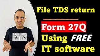 Payment to Non-Resident| How to file TDS return - Form 27Q| New Process